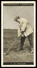 Churchman - 'Famous Golfers' (1927) - John Henry Taylor