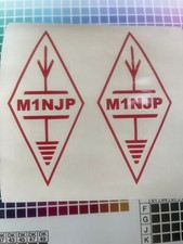 Amateur Radio Call Sign Vinyl Decal