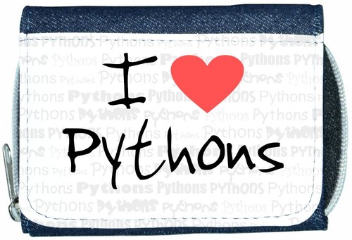 Love heart pythons - love, denim
