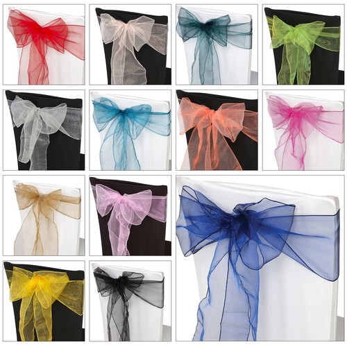 500pcs 17x280cm organza sashes - 17x280cm,