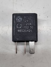 GENUINE FIAT ALFA ROMEO 4 BLADE 12V 20A RELAY BLACK 46520421  702.30  A727