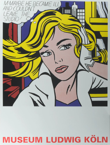 Roy lichtenstein maybe - girl,