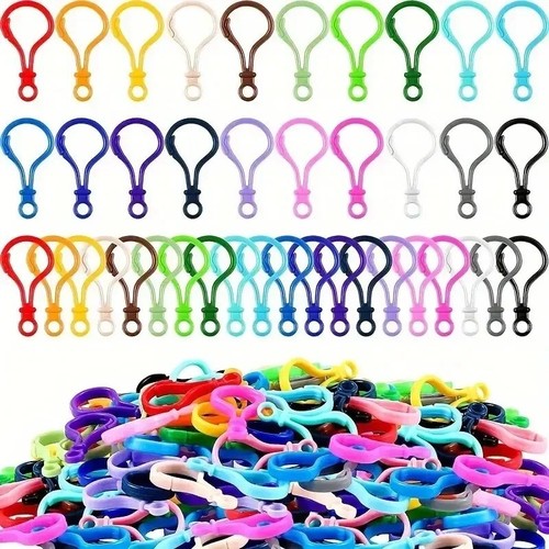 50pcs plastic lobster clasp - plastic,