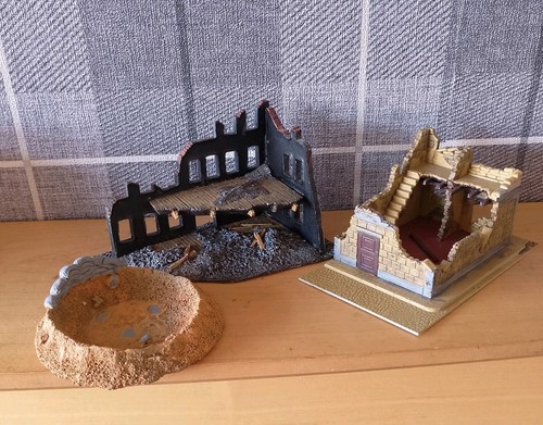 Ruined city table - ruined, top