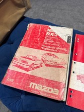 Mazda RX7 FC half set of original workshop manual