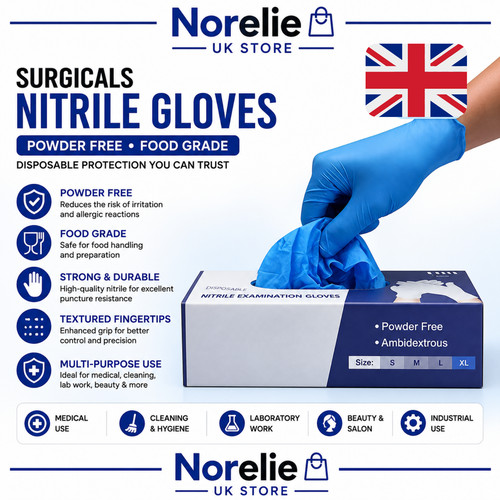 Surgicals powder free nitrile - surgicals,