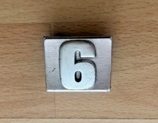 RENAULT 6 Classic Metal Car Emblem / Badge - 38 x 32mm - used original