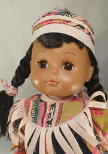 Plastic American Native doll
