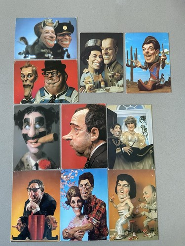 Spitting image postcards - image,