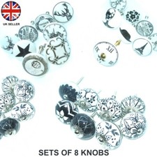 Set ceramic knobs drawer - 8,