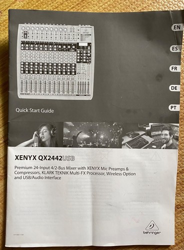 Behringer mixer xenyx qx2442 - mixer,