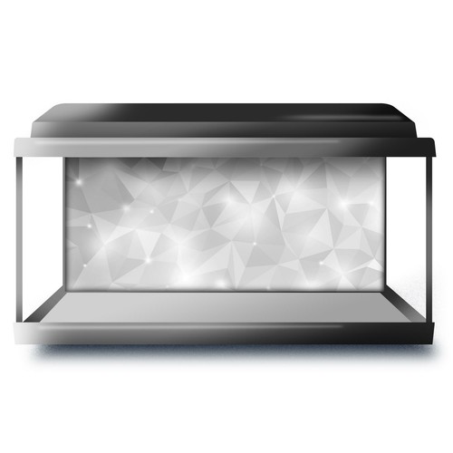 Fish tank background 90x45cm - fish,