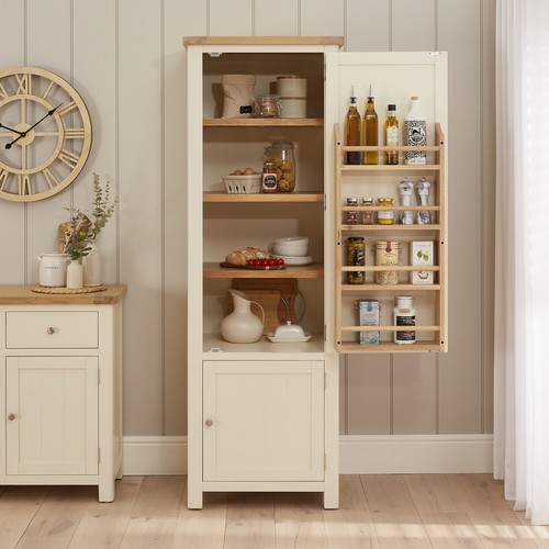 Pantry cupboard oak - cupboard, top