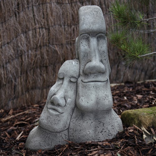 Leaning easter island - leaning,