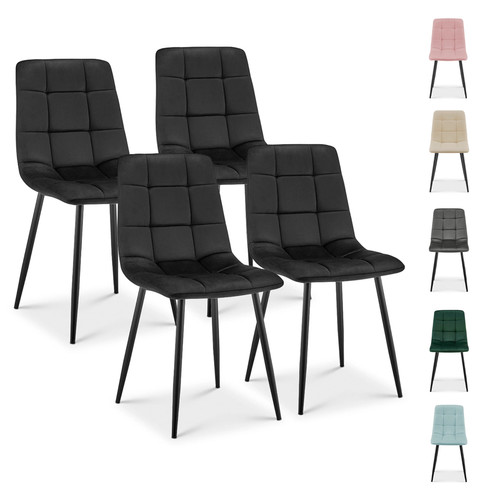 Velvet dining chair padded - dining,
