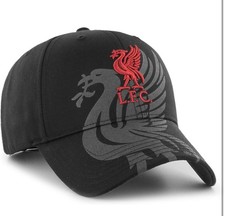 Liverpool FC Cap (Black) Official Licensed Product One Size