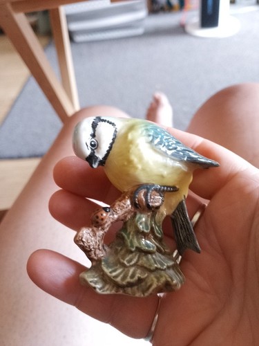 Vintage beswick blue tit - blue,