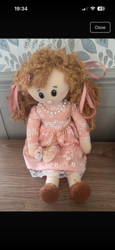 Hand made rag doll - hand, 21”