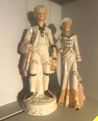 Vintage glazed porcelain - vintage,