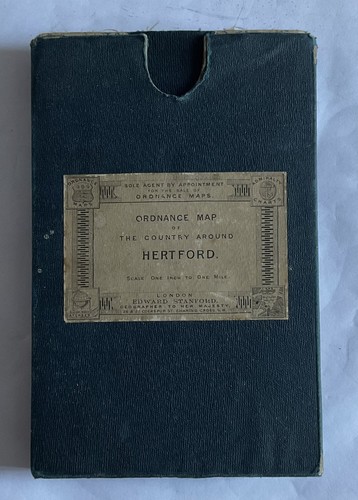 Ordnance map hertford - ordnance,