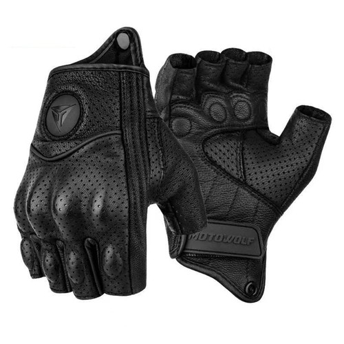 Motorcycle fingerless gloves - motorcycle,