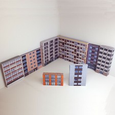 N Gauge Buildings Residential