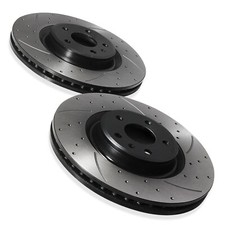 FRONT DRILLED GROOVED 345MM