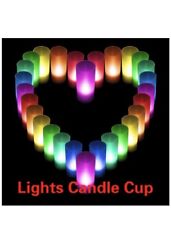 3 Flameless Candles Colour Changing LED