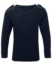 Nato Combat Jumper - Fort Workwwear 120V Navy V-Neck Combat Jumper