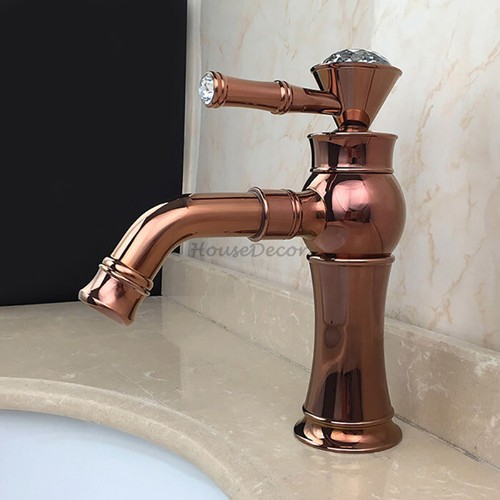 Rose gold faucet - rose,