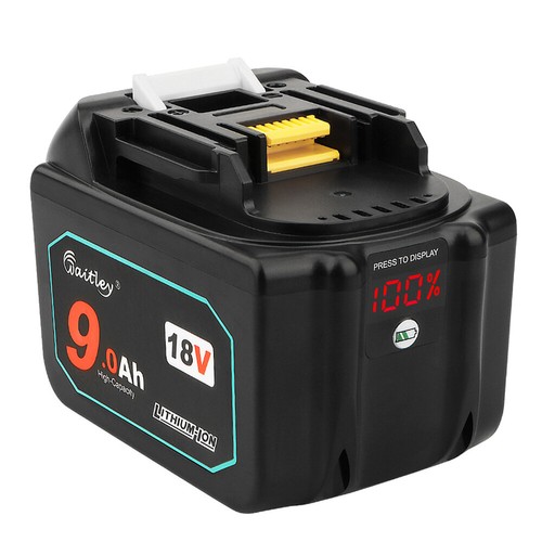 High capacity 18v li - capacity, 9.0a