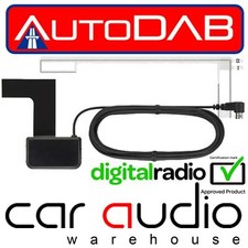 PHILIPS SMB Universal Glass Mount DAB Car Stereo Radio Aerial Antenna Adaptor