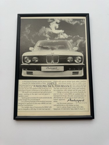 Framed original 1984 e28 - original, bmw