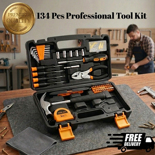 134pcs mechanic tool - kit, car