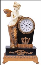 Unbekannt BEAUTIFUL MANTEL CLOCK EMPIRE ELF FAIRY STYLE PALLAZZO