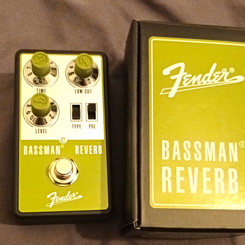 Fender bassman reverb green - fender,