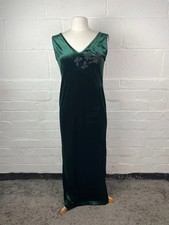 Biba Dark Green Velvet Maxi