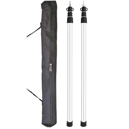 Telescopic awning pole - 2x, 2.3m