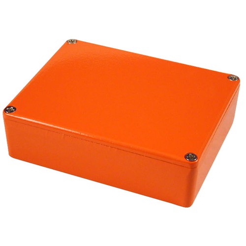 Hammond aluminium stomp box - aluminium,