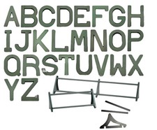 5 LETTER FLORAL FOAM & 5