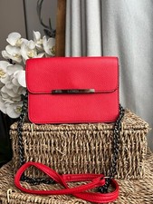 L. Credi crossbody bag Red Faux Leather Shoulder Bag
