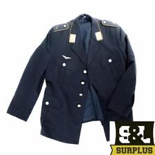 Army surplus uniform jacket of the German airforce luftwaffe in BLUE