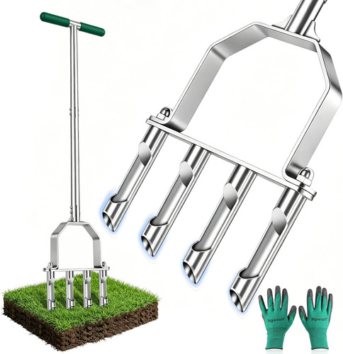 Stainless steel aerator lawn - aerator,