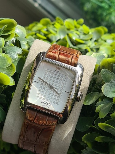 Boccia titanium tank watch - boccia,