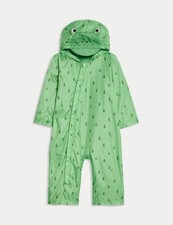 M&S Hooded Frog Puddlesuit Age
