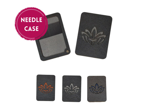 Lotus wooden needle case - lotus, –