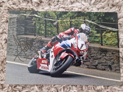 John mcguinness signed 12x8 - john,