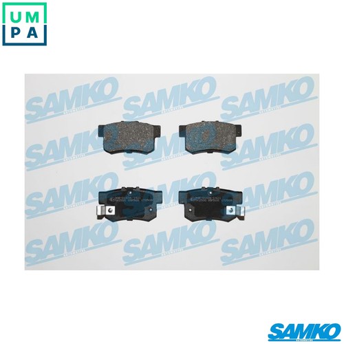 Brake pad set disc - set,