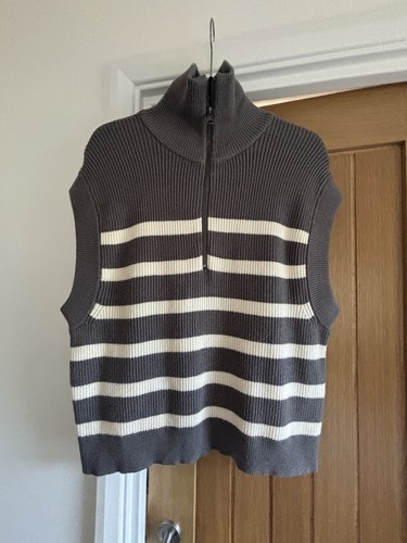 Zara striped ribbed knit - zara,