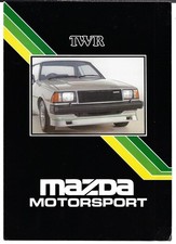 Mazda Montrose TWR Motorsport Parts 1980-1981 UK & Export Foldout Brochure 626